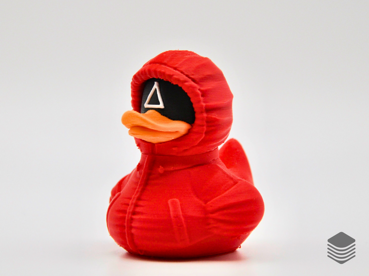 Squid Games Pink Guard Triangle Duck