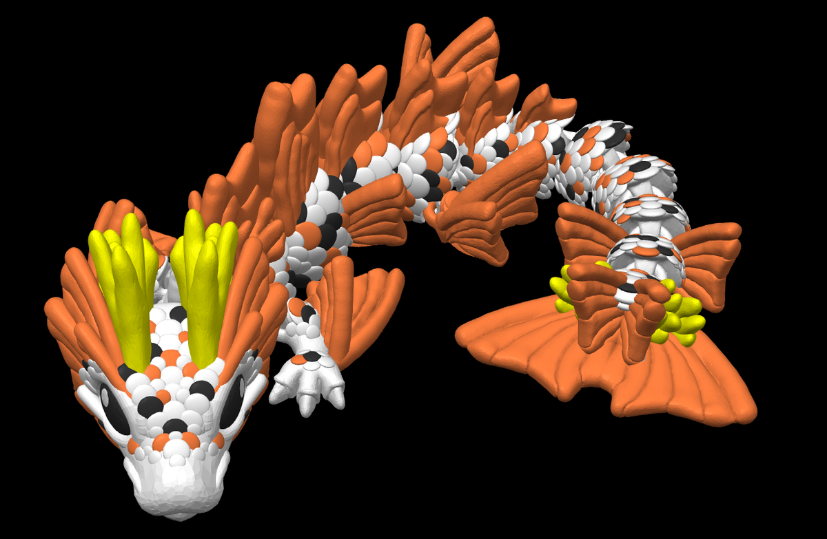 Koi Fish Dragon