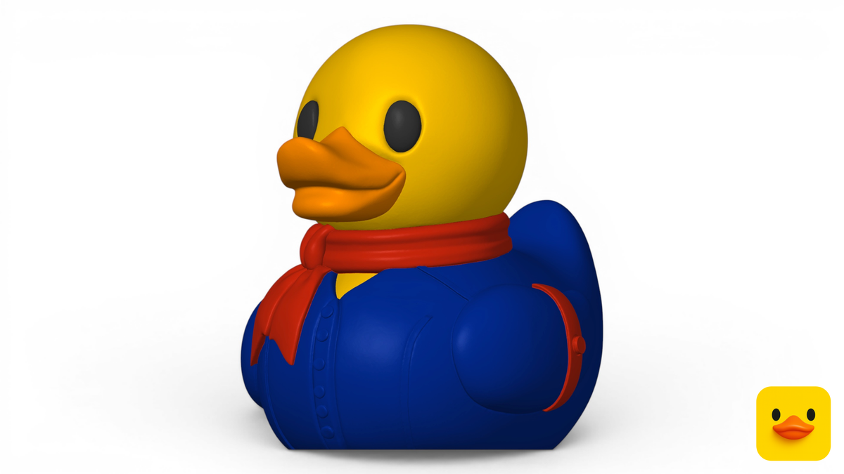 Female Flight Attendant Duck