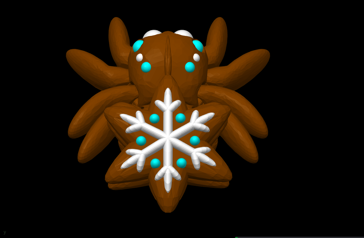 Cookie Snowflake Spider