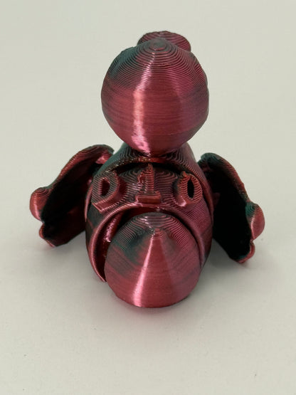 D10: Silk Red Green