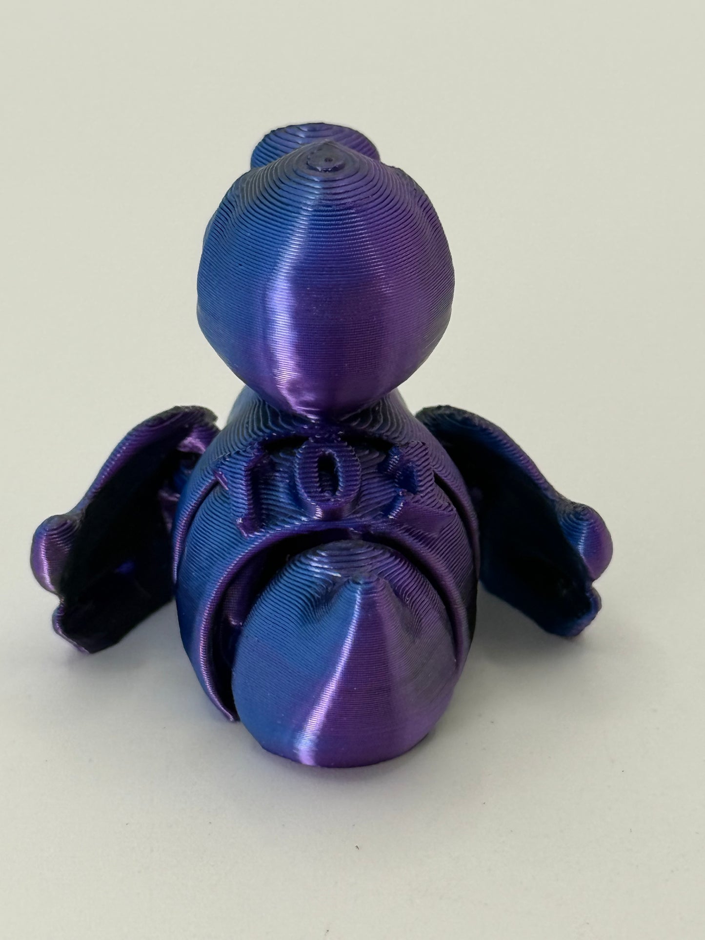 T01: Silk Black Blue Purple