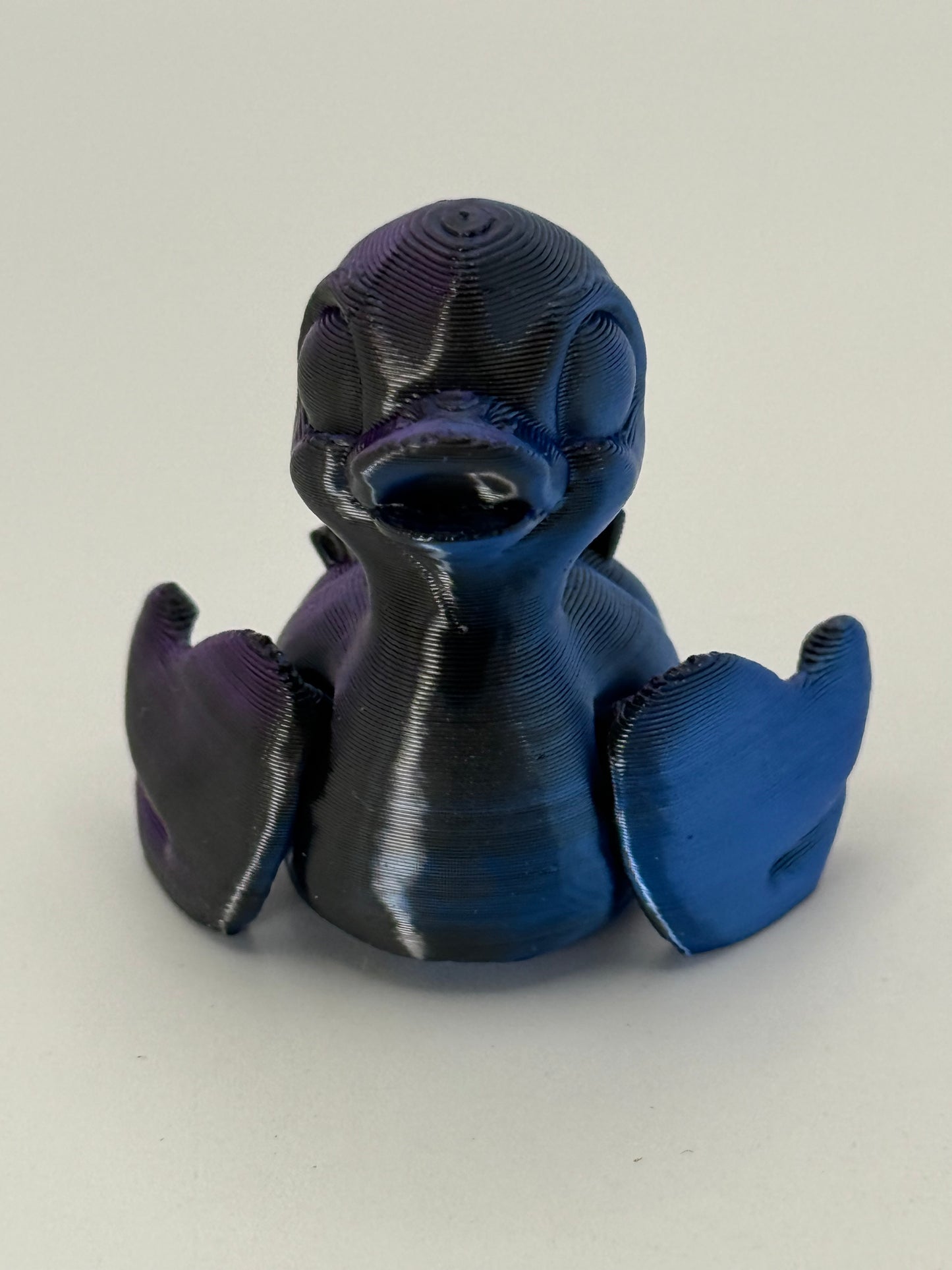 T01: Silk Black Blue Purple