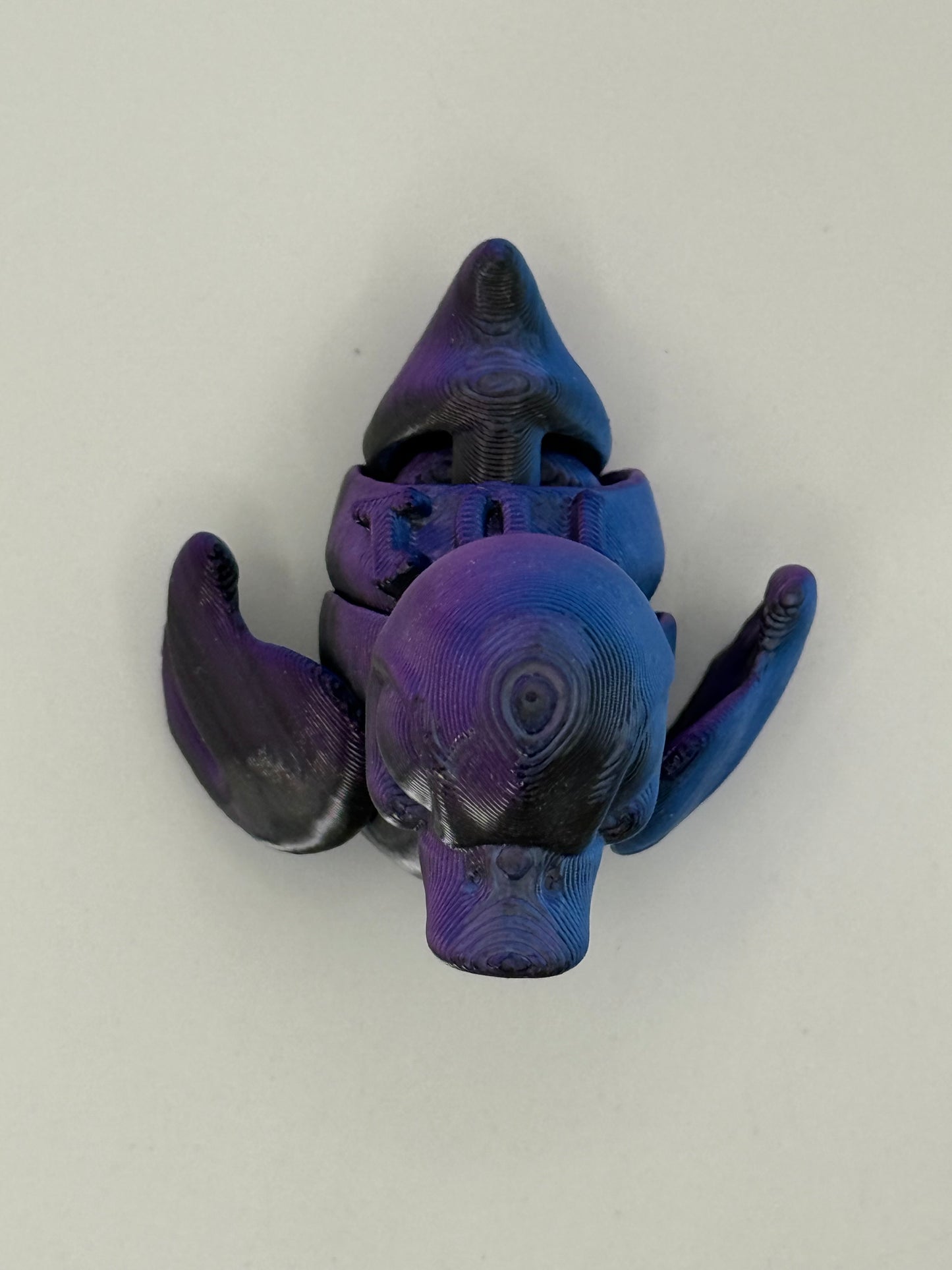 T01: Silk Black Blue Purple