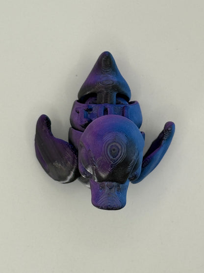 T01: Silk Black Blue Purple