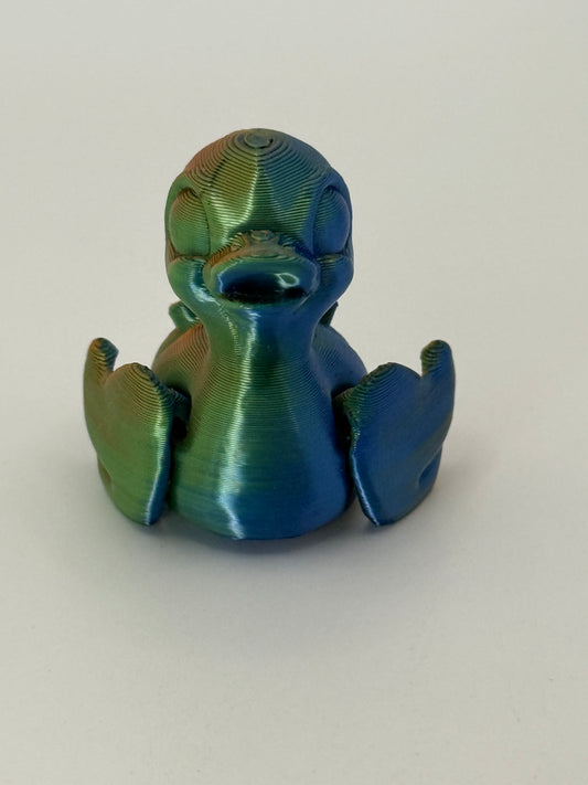 T02: Silk Blue Green Orange