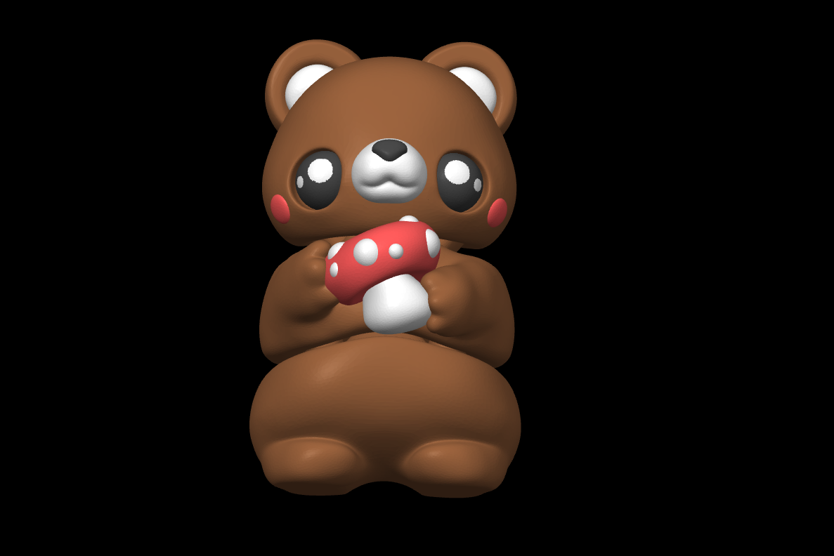 Teddy Mushroom Bear