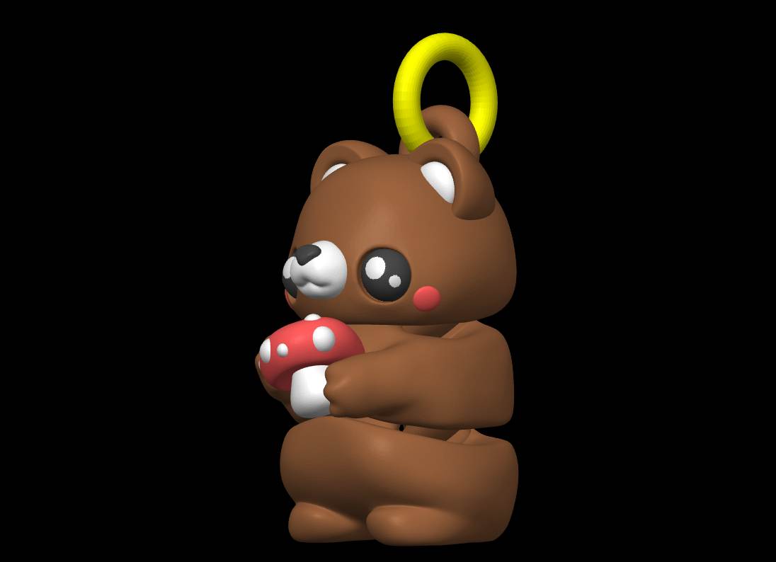 Teddy Mushroom Bear