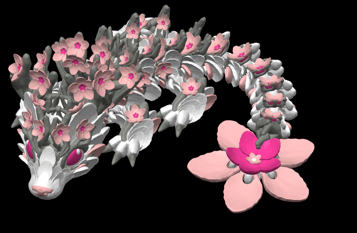 Cherry Blossom Dragon