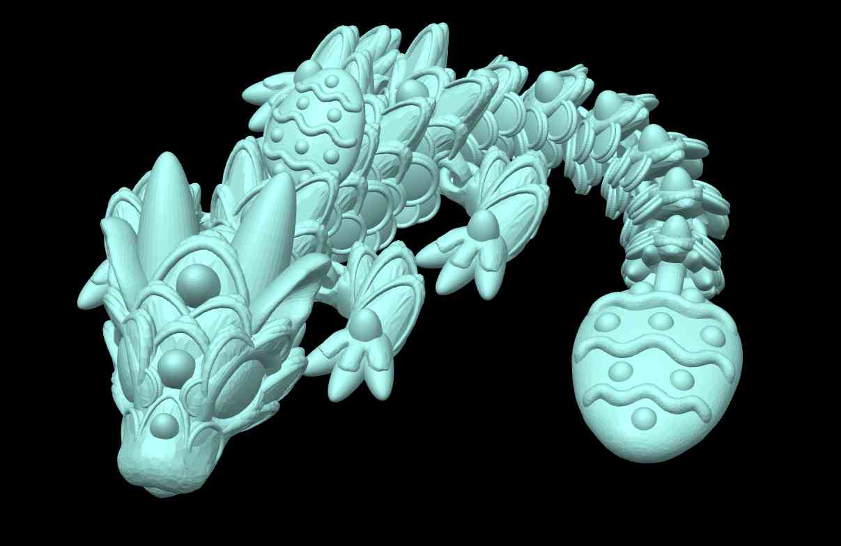 Cookie Easter Dragon