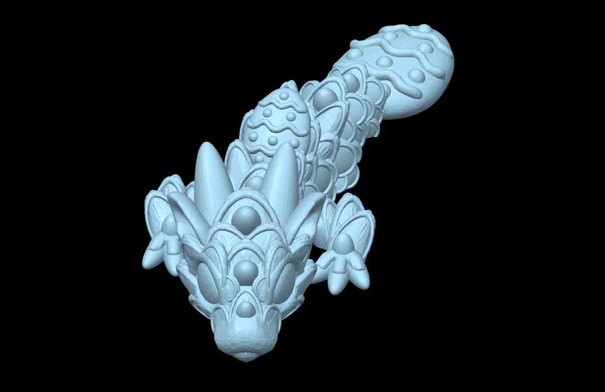 Cookie Easter Dragon