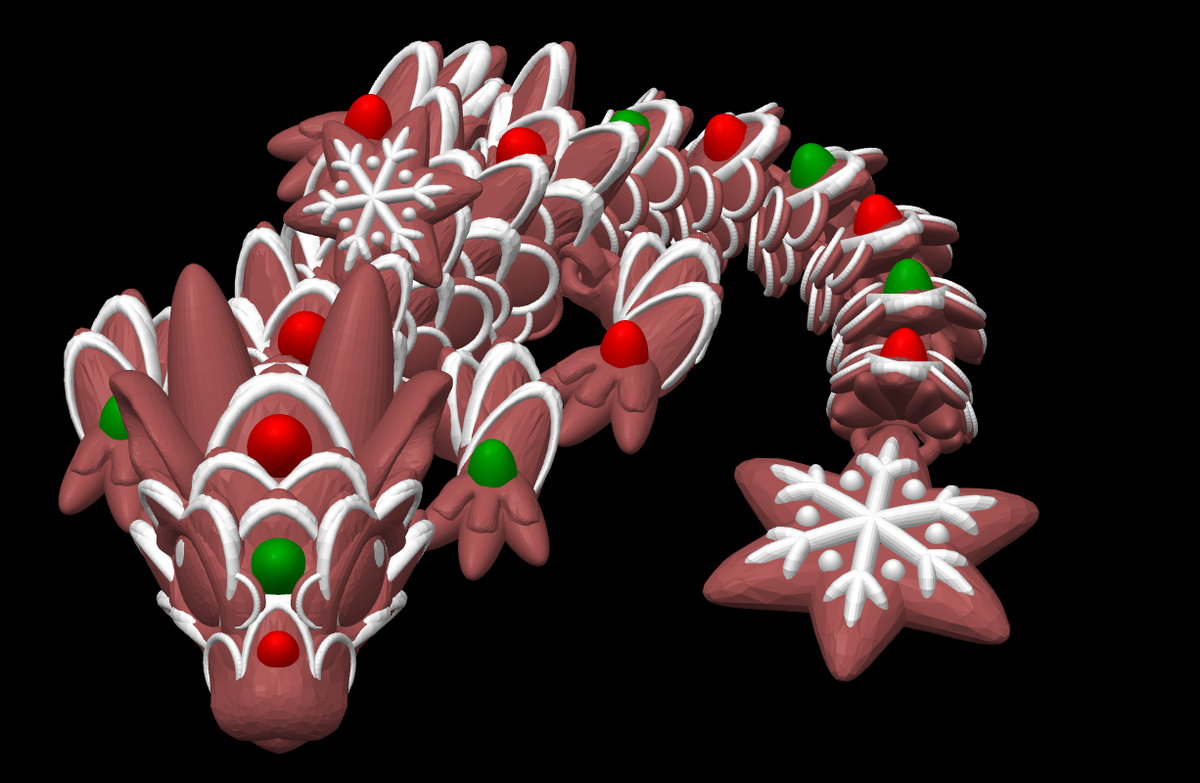 Cookie Ginger Dragon