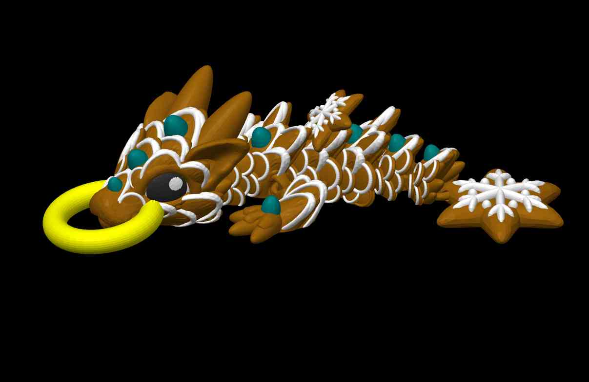 Cookie Ginger Dragon