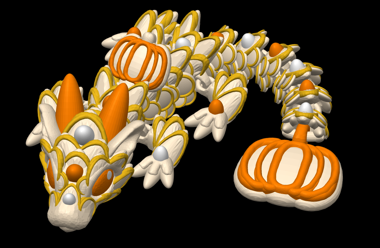 Cookie Pumpkin Dragon