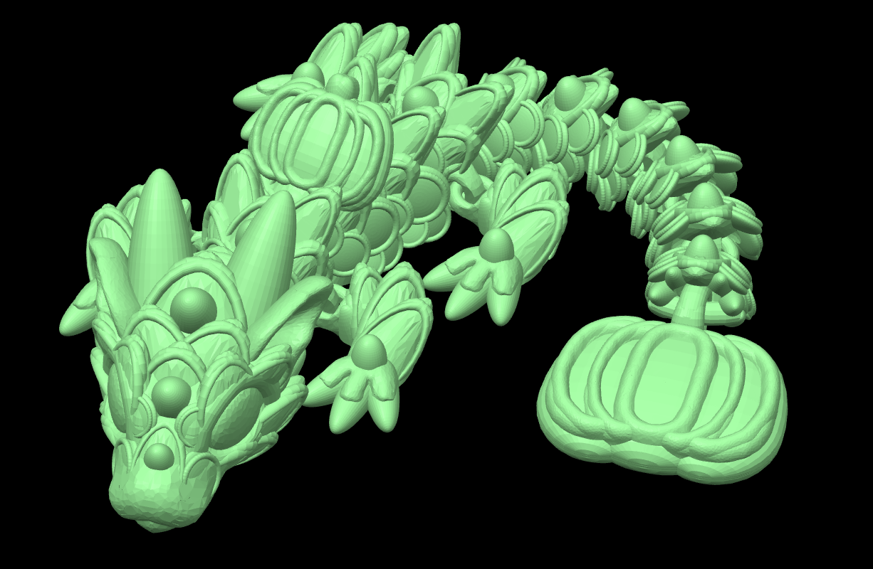 Cookie Pumpkin Dragon