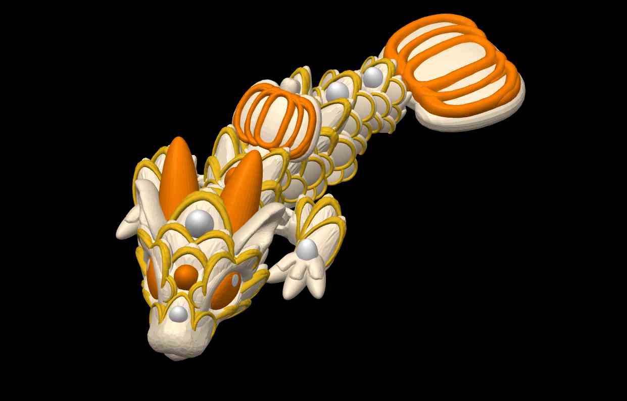 Cookie Pumpkin Dragon