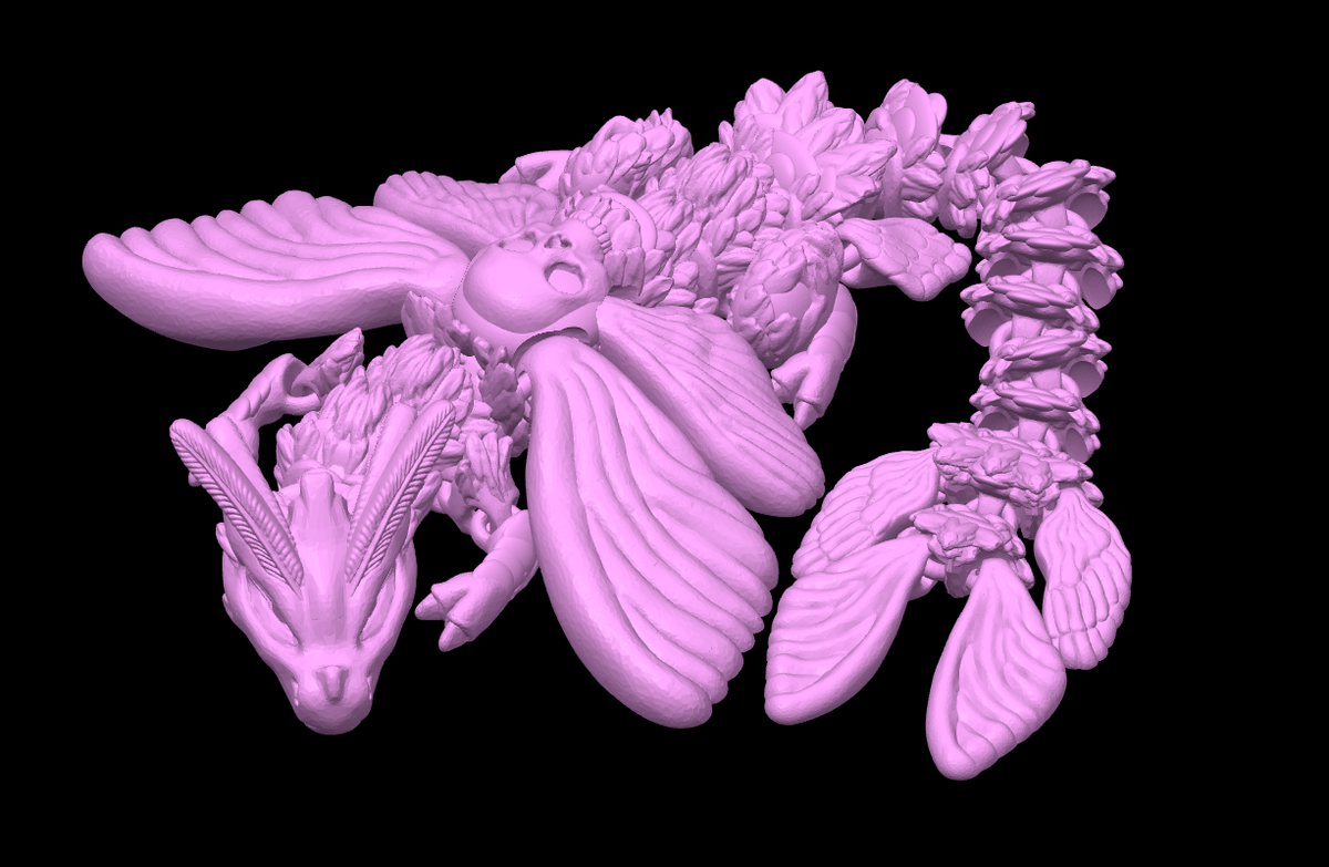 Skull Moth Dragon