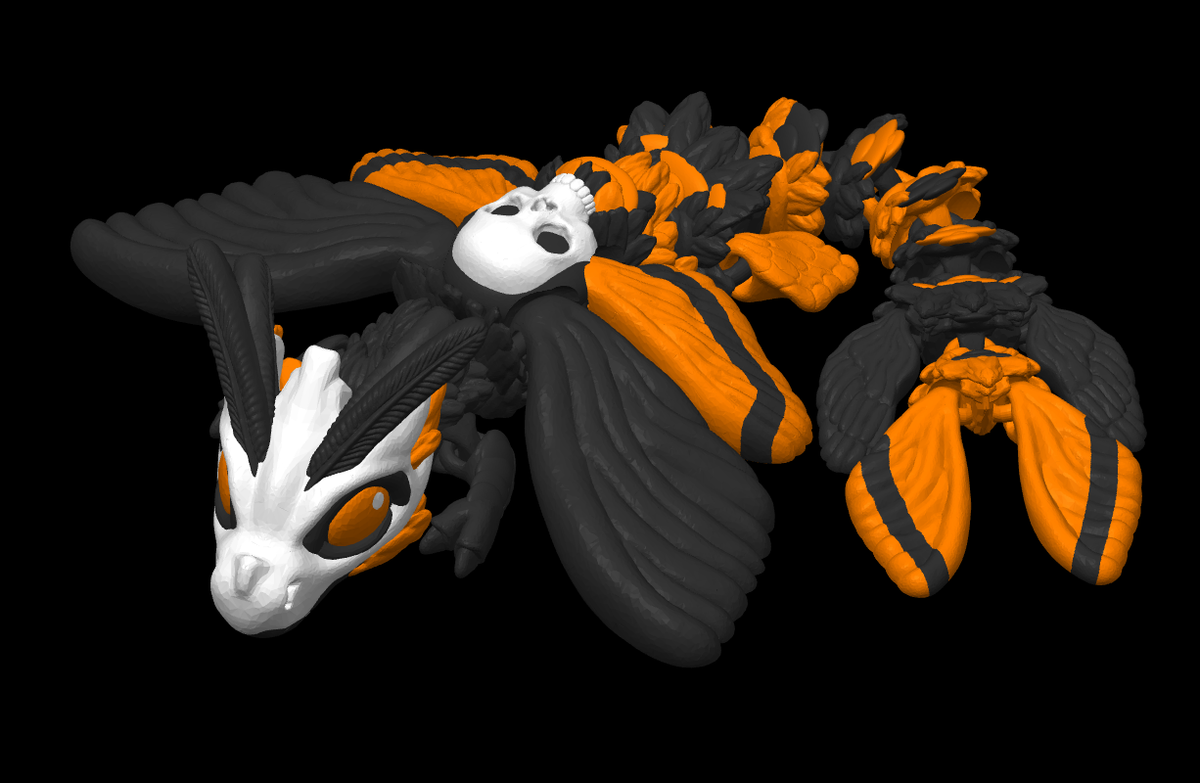 Skull Moth Dragon
