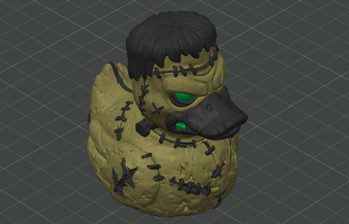 Evil Frankenstein Duck