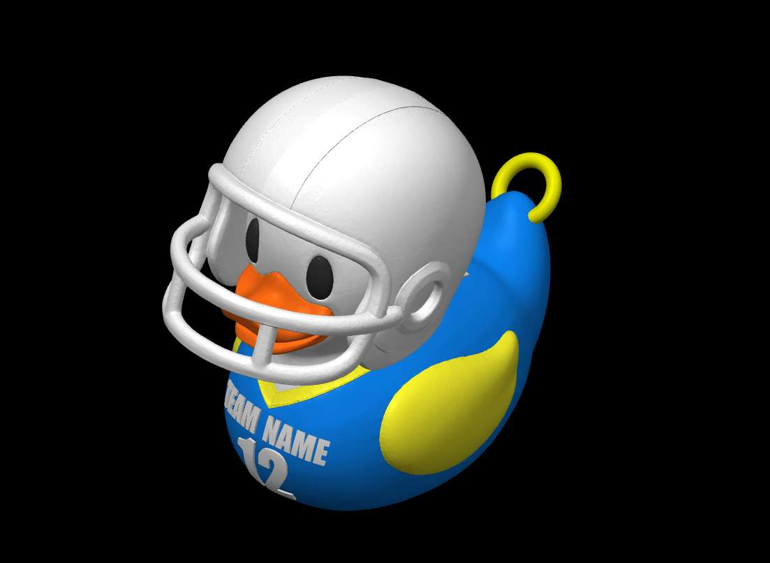 Football Player Duck