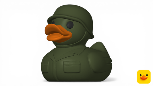 Green Army Man Duck