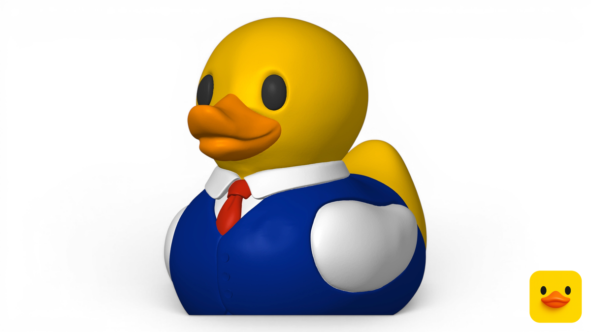 Male Flight Attendant Duck